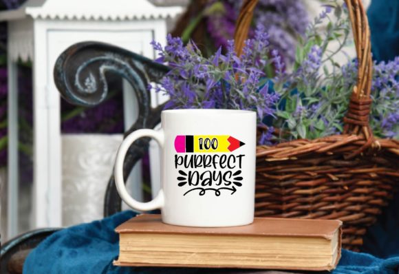 100 Purrfect Days Svg Graphics for Crafts
