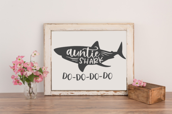 Auntie Shark Do-Do-Do-Do Svg