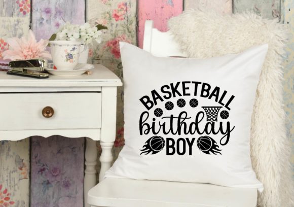 Basketball Birthday Boy Graphics for Crafts