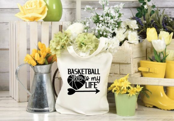 Basketball This Is My Life Svg Graphics for Crafts