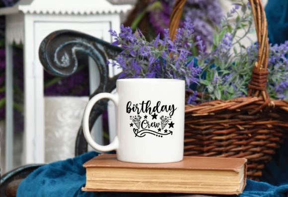 Birthday Crew Graphics for Crafts