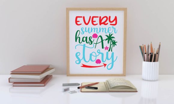 Every Summer Has a Story Graphics for Local Branding
