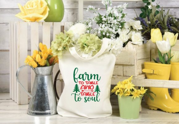 Farm to Table and Table to Soul Graphics for Crafts