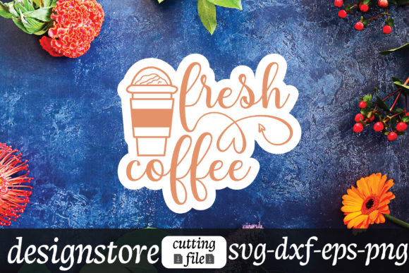 Fresh Coffee Stickers