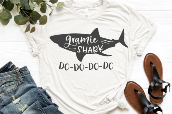 Gramie Shark Do-Do-Do-Do SVG for Crafts & Graphics