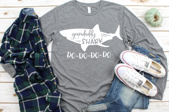 Granddaddy Shark Do-Do-Do-Do Svg: A Graphic Asset for Crafts and Branding