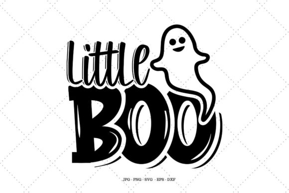 Little Boo: A Graphic Asset for Spooky Crafts