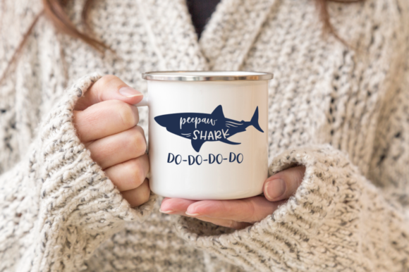 Peepaw Shark Do-Do-Do-Do Svg for Crafts and Graphics