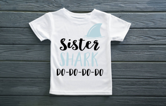 Sister Shark Fin Svg