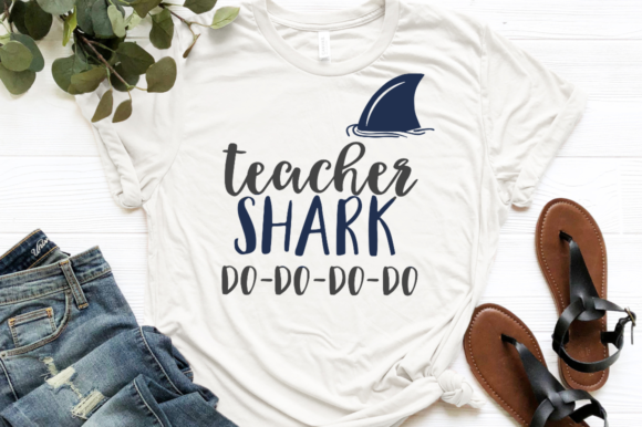 Teacher Shark Svg for Graphics and Crafts